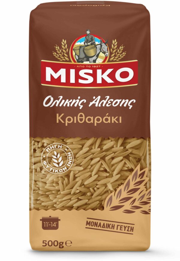 MISKO Risoni (Orzo) Whole Wheat 500g